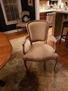 Before photo of dining chair